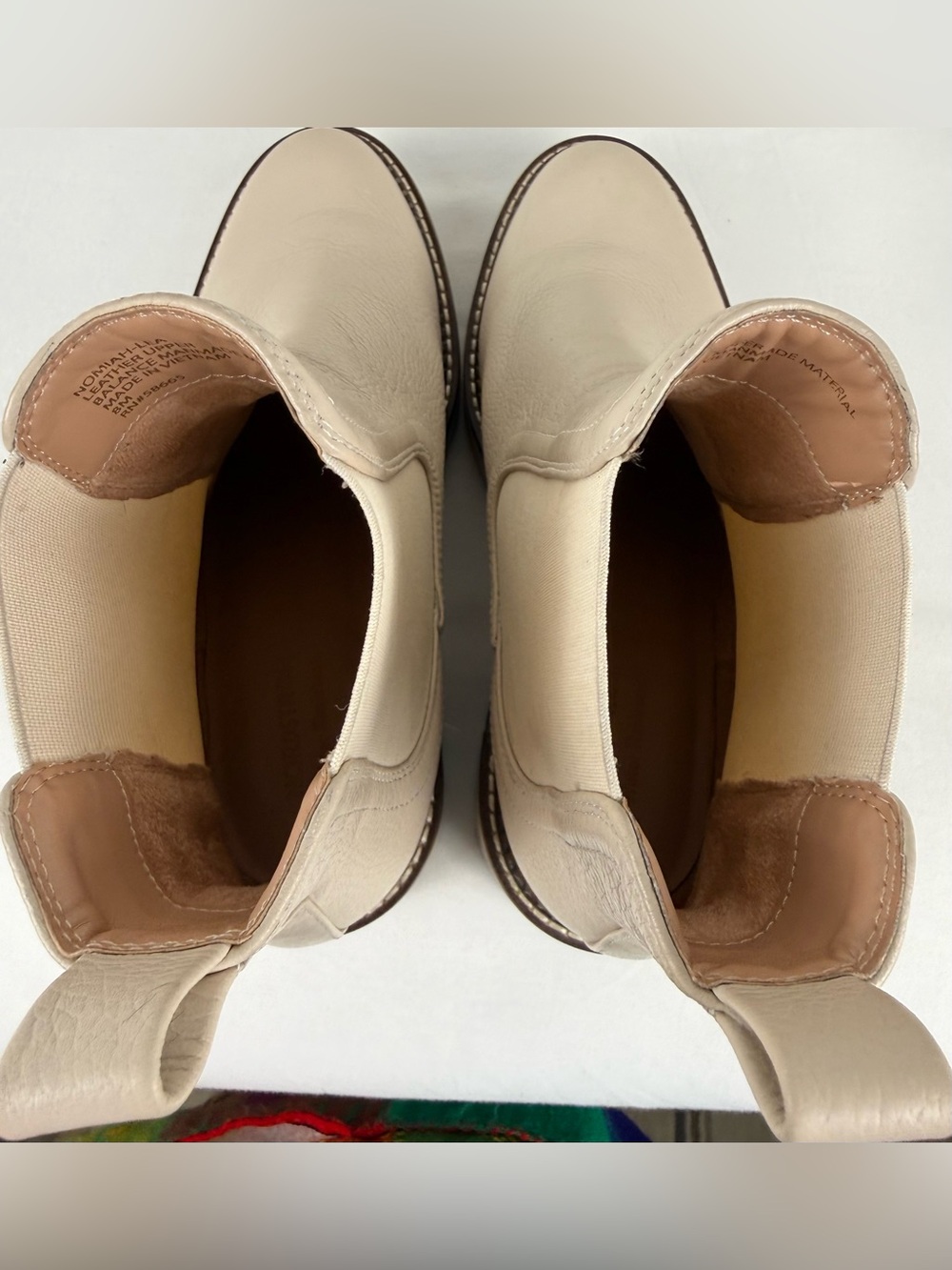 Nordstrom | Nomiah-Lea | Chelsea Lug Boots | Natural | 8 - Picture 8 of 11